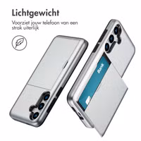 imoshion Backcover met pasjeshouder Samsung Galaxy S25 Plus - Grijs