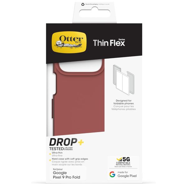 OtterBox Thin Flex Backcover Google Pixel 9 Pro Fold - Red Clay