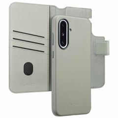Accezz Leather Bookcase 2-in-1 met MagSafe Samsung Galaxy A36 / A56 - Light Grey