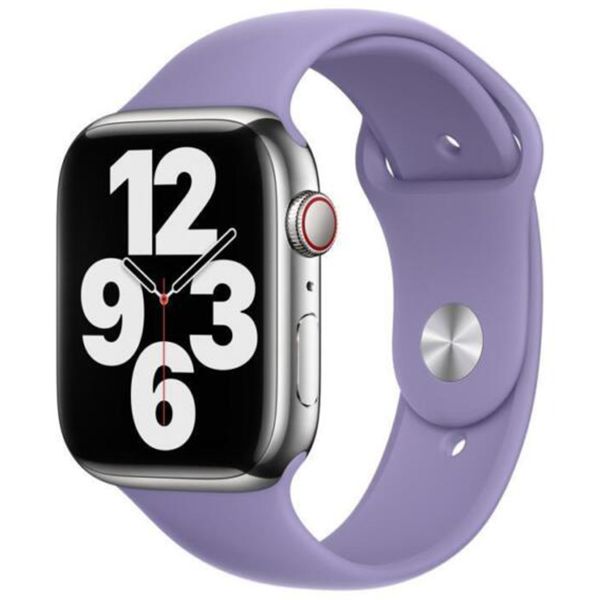 Apple Sport Band Apple Watch Series 1 t/m 9 / SE (38/40/41 mm) | Series 10 (42 mm) - English Lavender