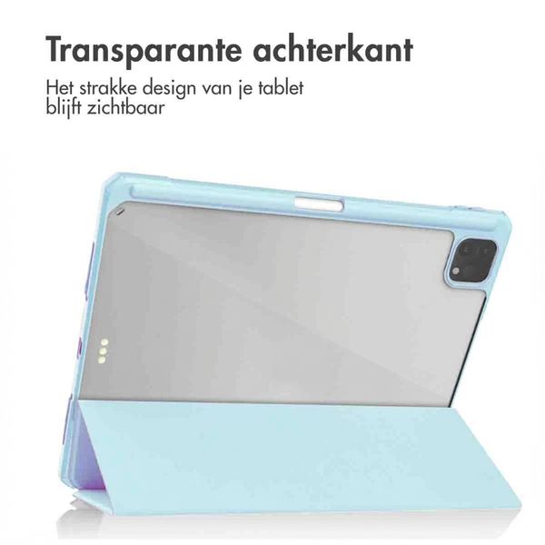 imoshion Trifold Hardcase Bookcase Apple iPad Pro 12.9 (2018/2020/2021/2022) - Lichtblauw