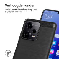 imoshion Brushed Backcover Xiaomi Redmi Note 12 Pro / Xiaomi Poco X5 Pro (5G) - Zwart