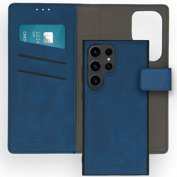 imoshion Uitneembare 2-in-1 Luxe Bookcase Samsung Galaxy S24 Ultra - Blauw