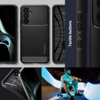 Spigen Rugged Armor Backcover Samsung Galaxy A54 (5G) - Zwart