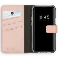 Selencia Echt Leren Bookcase Apple iPhone 12 Mini - Dusty Pink