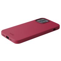 Holdit Silicone Case iPhone 12 (Pro) - Red Velvet