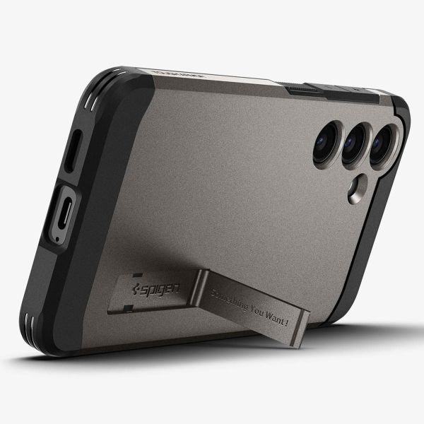 Spigen Tough Armor Backcover Samsung Galaxy S24 Plus - Gunmetal