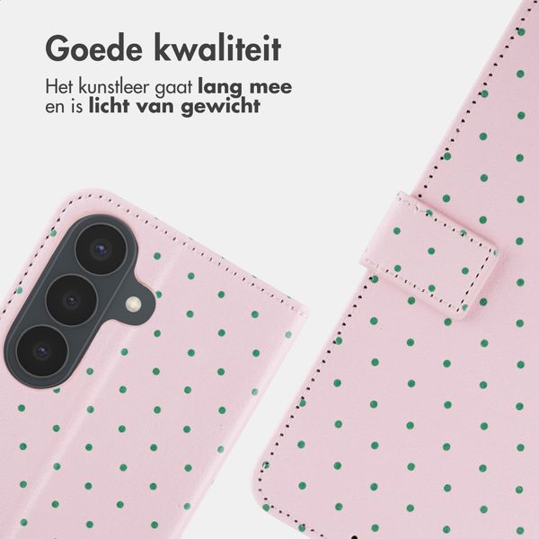 imoshion Design Bookcase Samsung Galaxy S26 - Happy Dots