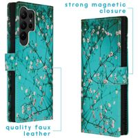 imoshion Design Softcase Bookcase Samsung Galaxy S23 Ultra - Blossom