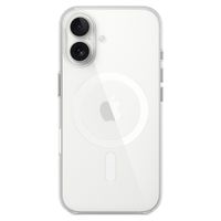 Apple Clearcase voor de Apple iPhone 16 + Apple MagSafe Draadloze Oplader 25W - 1 meter