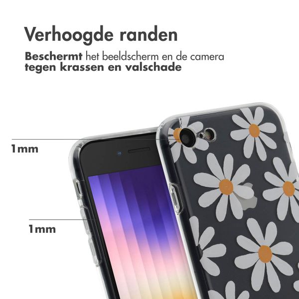 imoshion Design hoesje Apple iPhone SE (2022 / 2020) / 8 / 7 - Daisy flower