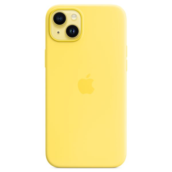 Apple Silicone Backcover MagSafe Apple iPhone 14 Plus - Canary Yellow