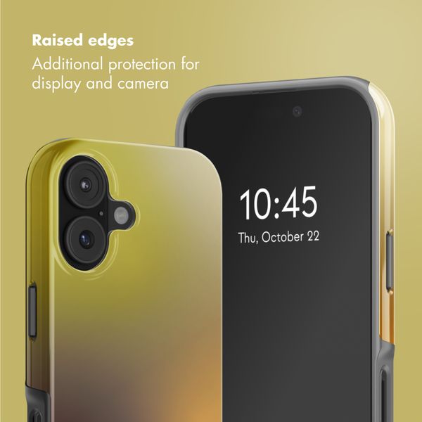 Selencia Vivid Back Cover with MagSafe Apple iPhone 17 - Gradient Olive Dust