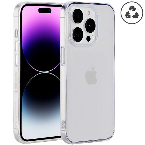 Accezz 100% Recycled Clear Backcover iPhone 14 Pro - Transparant