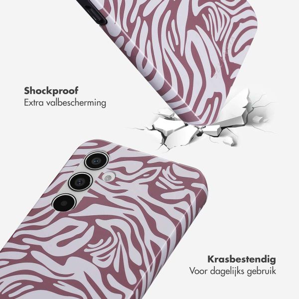Selencia Vivid Backcover Samsung Galaxy A55 - Trippy Swirl Dark Rose