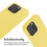 imoshion Siliconen hoesje met koord iPhone 16 Pro - Geel