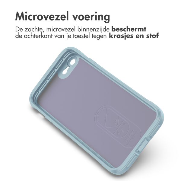 imoshion EasyGrip Backcover iPhone SE (2022 / 2020) / 8 / 7 - Lichtblauw