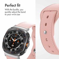 imoshion Leather strap Samsung Galaxy Watch Ultra 2 (2026) / Ultra (2024/2025) - Pink