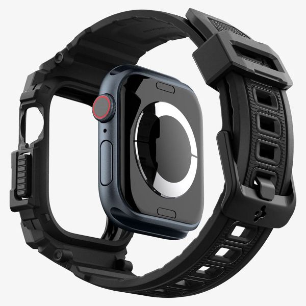 Spigen Rugged Armor™ Pro Case Apple Watch 10 - 46 mm - Matte Black