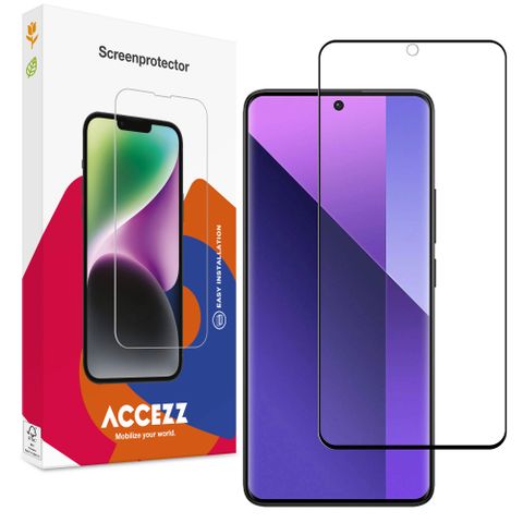 Accezz Gehard Glas Full Cover Screenprotector Xiaomi Redmi Note 13 Pro Plus (5G)