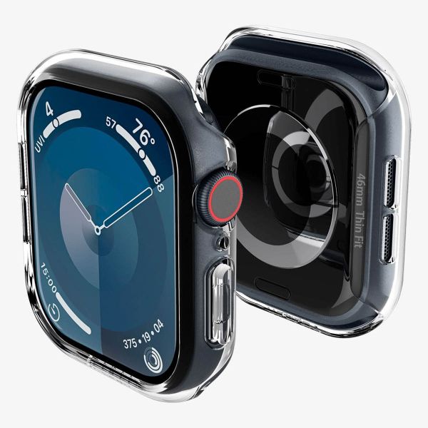 Spigen Thin Fit™ Case Apple Watch Series 10 / 11 - 46 mm - Crystal Clear