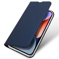 Dux Ducis Slim Softcase Bookcase iPhone 14 Plus - Donkerblauw