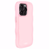 Holdit Wavy Case Apple iPhone 15 Pro - Roze