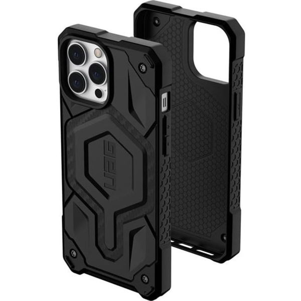 UAG Monarch Backcover MagSafe iPhone 13 Pro Max - Carbon Fiber