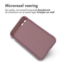 imoshion EasyGrip Backcover iPhone SE (2022 / 2020) / 8 / 7 - Paars