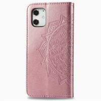 Mandala Bookcase iPhone 12 Mini - Rosé Goud