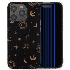 imoshion Design hoesje Apple iPhone 15 Pro - Sky Black Transparent