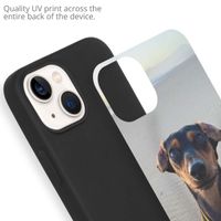 Ontwerp je eigen Apple iPhone 13 gel hoesje - Zwart