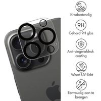 imoshion Camera Protector Glas 2 Pack Apple iPhone 16 Pro / 16 Pro Max - Zwart