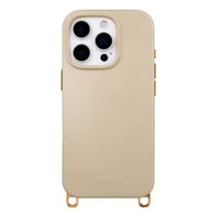 Selencia Rivièra MagSafe Backcover met afneembare haakjes Apple iPhone 16 Pro Max - Milky Latte