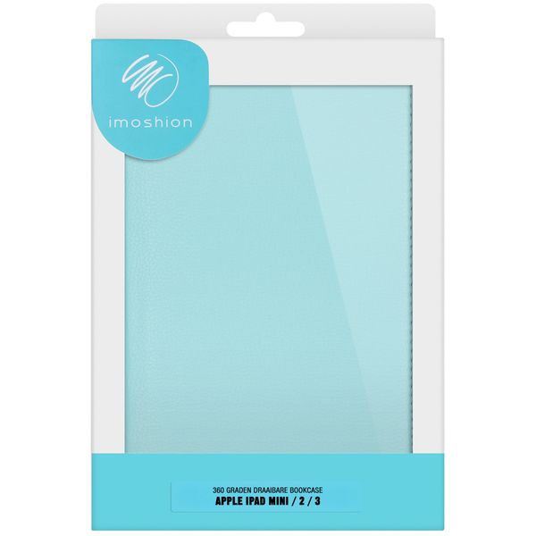 imoshion 360° draaibare Bookcase iPad Mini 3 (2014) / Mini 2 (2013) / Mini 1 (2012) - Turquoise