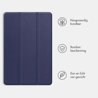 imoshion Trifold Bookcase Samsung Galaxy Tab A11 / A9 8.7 inch - Donkerblauw
