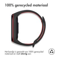 imoshion Siliconen sport bandje Xiaomi Mi Band 7 - Zwart / Rood