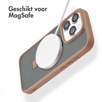 Accezz Ring Stand Backcover met MagSafe Apple iPhone 16 Pro - Bruin