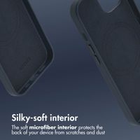 Accezz MagSafe Leather Backcover Apple iPhone 13 - Nightfall Blue