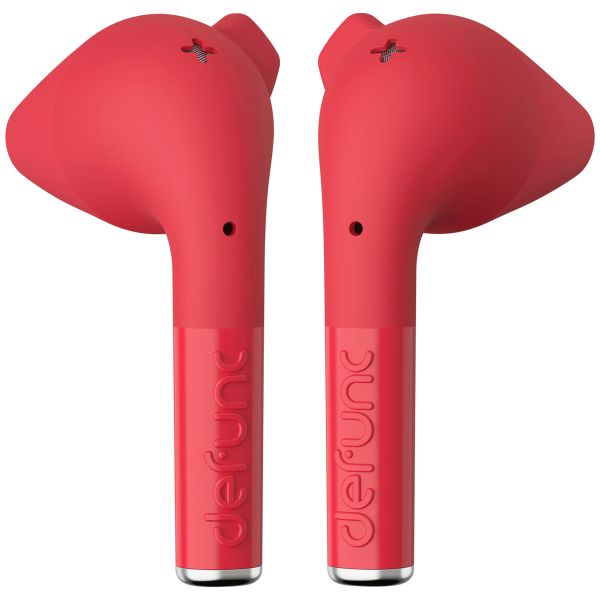 Defunc True Go Slim - Draadloze oordopjes - Bluetooth draadloze oortjes - Rood