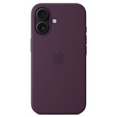 Apple Silicone Backcover MagSafe iPhone 16 - Plum