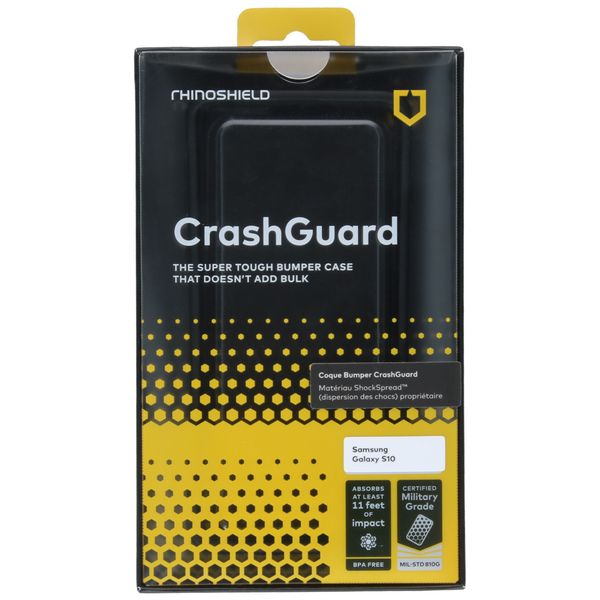 RhinoShield CrashGuard Bumper Samsung Galaxy S10 - Zwart