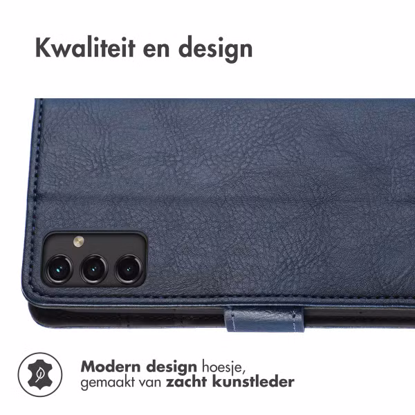 imoshion Luxe Bookcase Samsung Galaxy A14 (5G/4G) - Donkerblauw