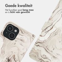 imoshion Design Bookcase Apple iPhone 15 - Sandy Marble