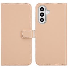 Selencia Echt Lederen Bookcase Samsung Galaxy A26 - Dusty Pink