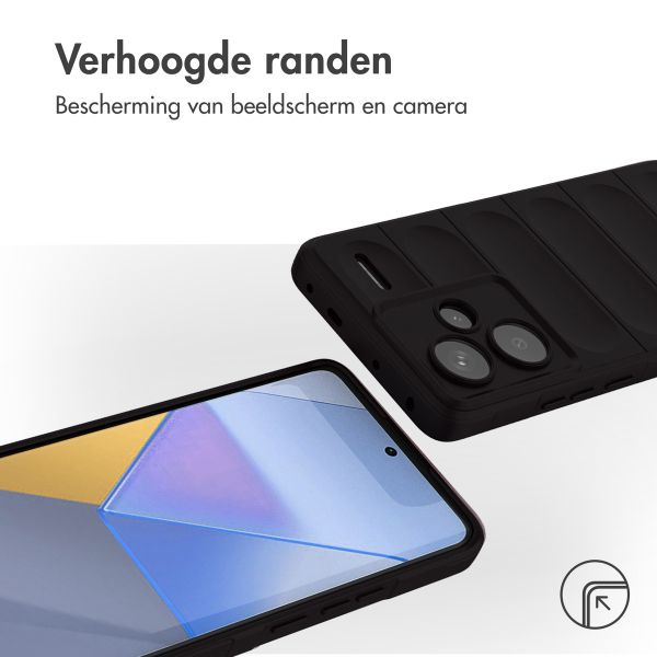 imoshion EasyGrip Backcover Xiaomi Redmi Note 13 Pro Plus (5G) - Zwart