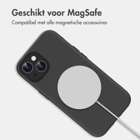 imoshion Color Backcover met Thin MagSafe Ring Apple iPhone 15 - Zwart