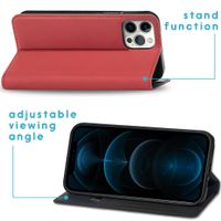 imoshion Slim Folio Bookcase Apple iPhone 12 (Pro) - Rood