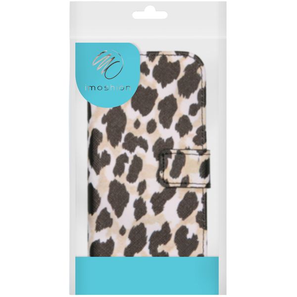 imoshion Design Softcase Bookcase Galaxy S21 Ultra - Golden Leopard