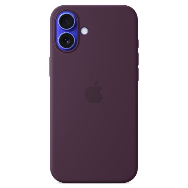 Apple Silicone Backcover MagSafe Apple iPhone 16 Plus - Plum